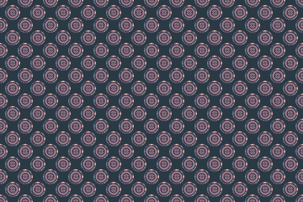Vector seamless geometric vintage  pattern