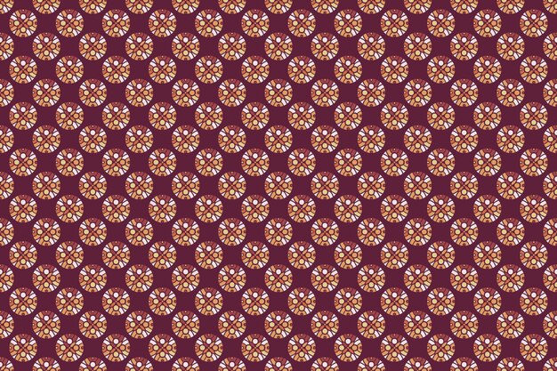 Vector seamless geometric vintage  pattern