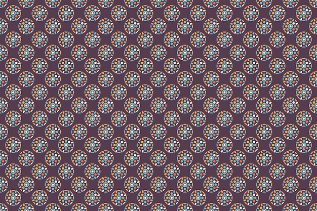 Seamless geometric vintage  pattern