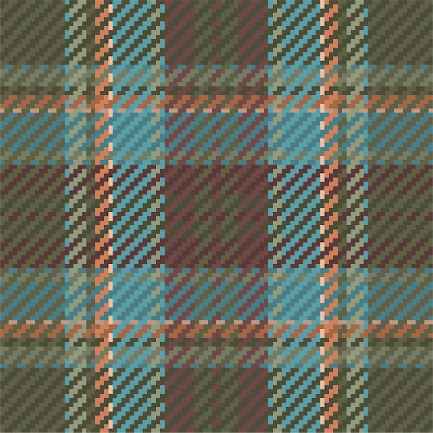 Seamless geometrical pattern of scottish tartan plaid