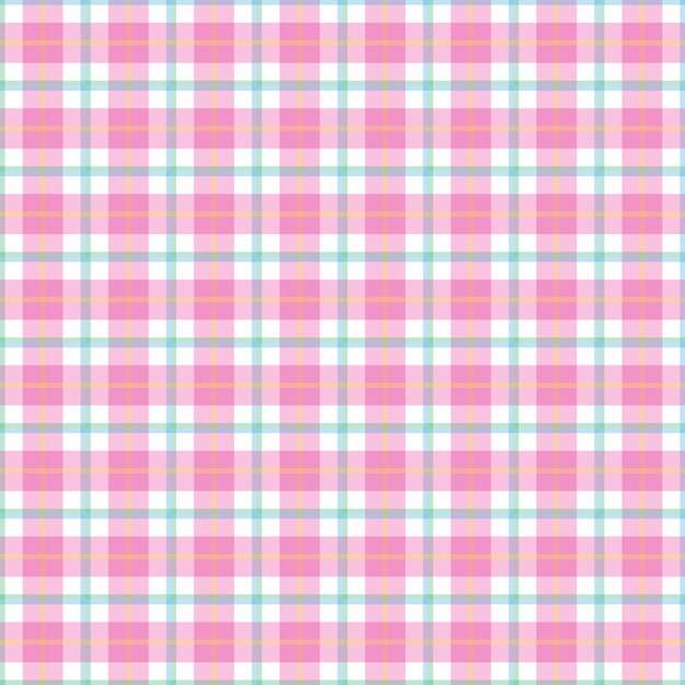 Seamless gingham pattern vector illustrations texture from squares rhombus for tablecloths