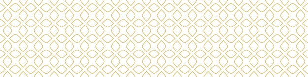 Seamless gold pattern on a white background Golden weave Illustration for backgrounds banners advertising and creative design