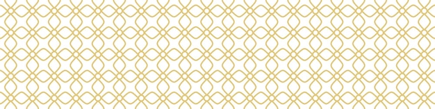 Seamless gold pattern on a white background Golden weave Illustration for backgrounds banners advertising and creative design