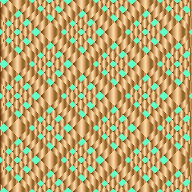 Seamless golden ornamental turquoise vintage background