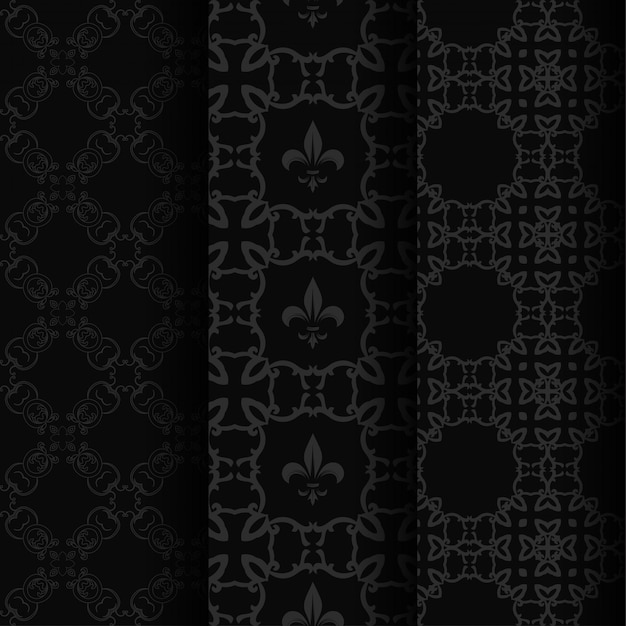 Vector seamless golden pattern