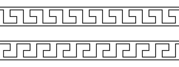 Seamless Greek key patterns