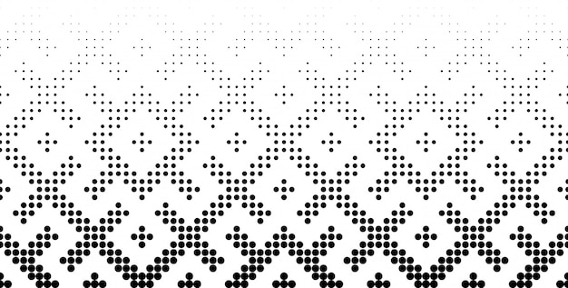 Seamless halftone  background. Middle fade out.