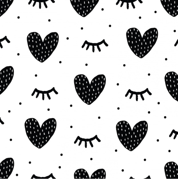 Seamless hand drawn pattern