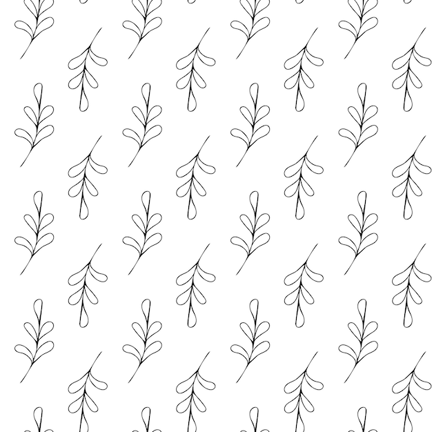 Vector seamless hand painted pattern in vector