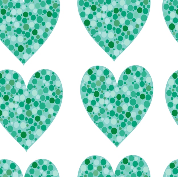 Seamless heart pattern background