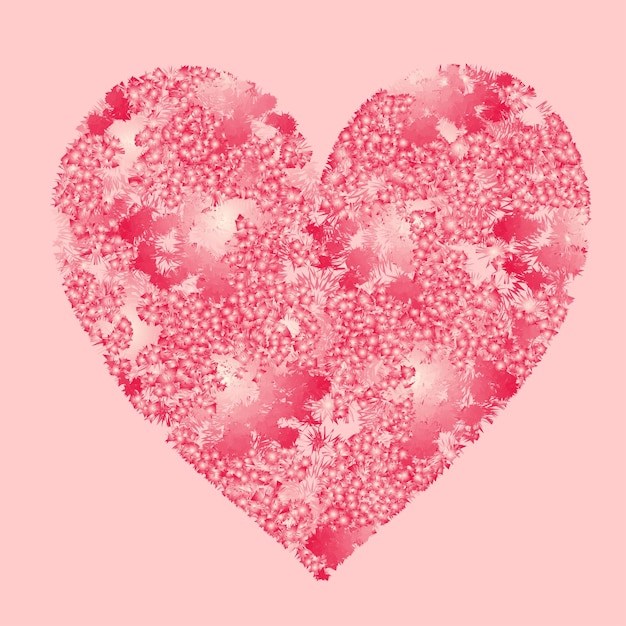 Seamless heart pattern background