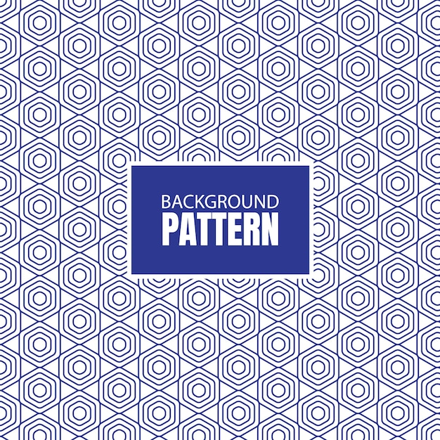 seamless hexagonal blue colored pattern background design
