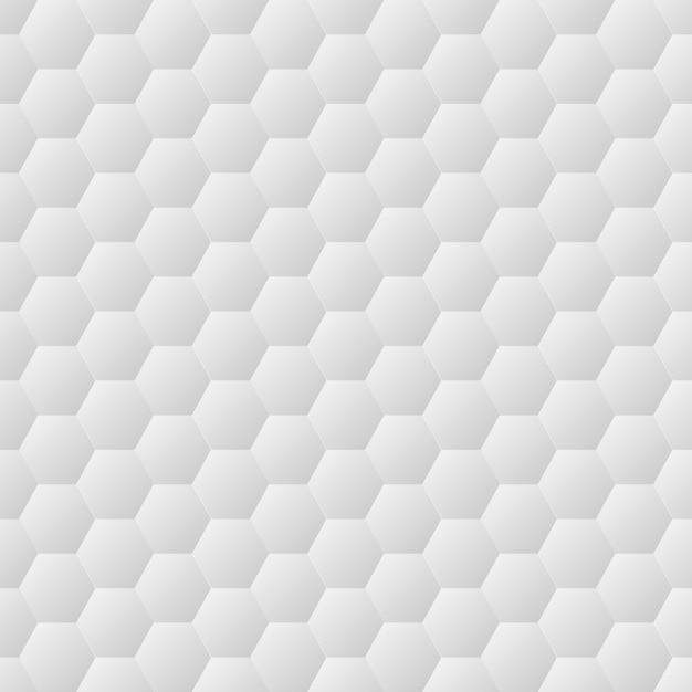 Seamless hexagons white wall texture