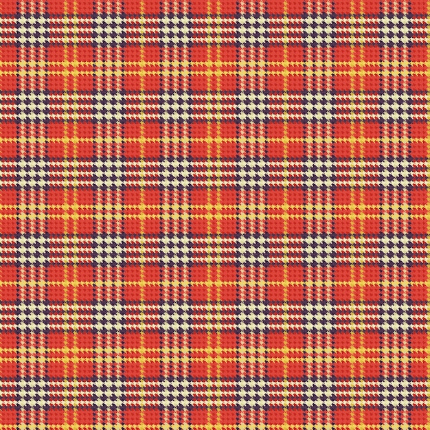 Vector seamless houndstooth tartan pattern 095