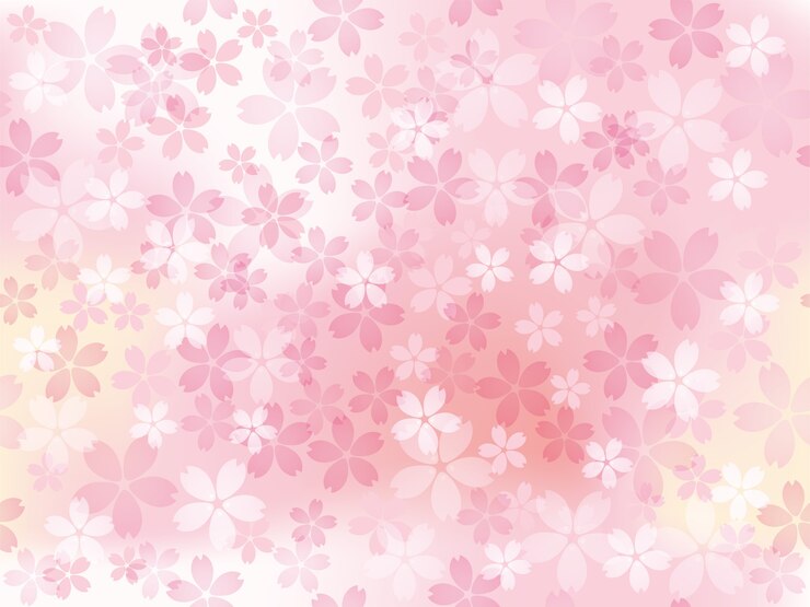 Vector 満開の桜とのシームレスなイラスト水平方向と垂直方向に繰り返し可能