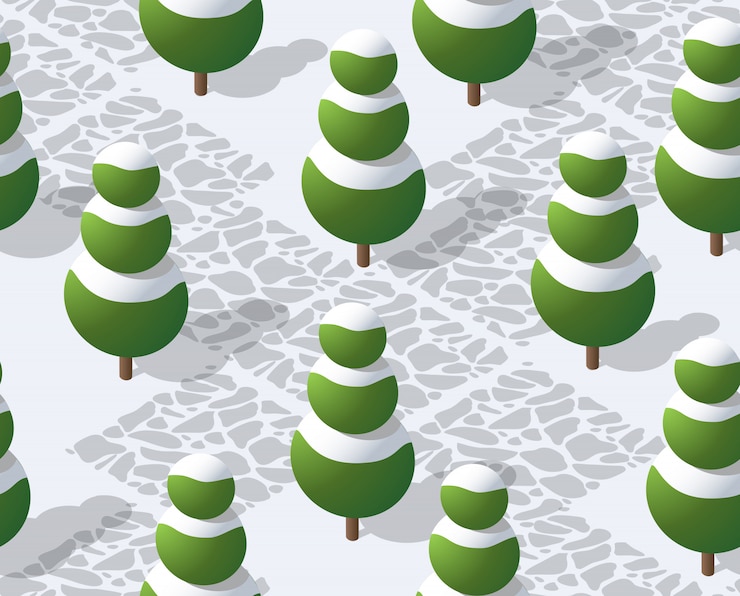 Vector the seamless  is the background of the isometric