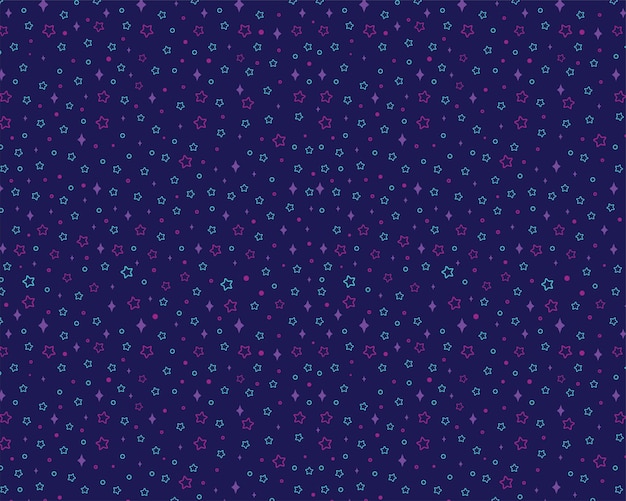 Vector seamless kids' pattern design