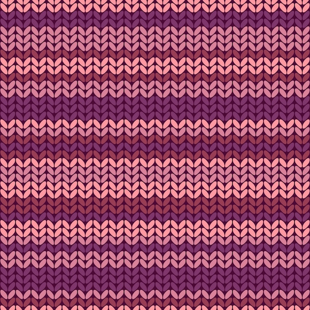 Seamless knit pattern. Knitted texture.