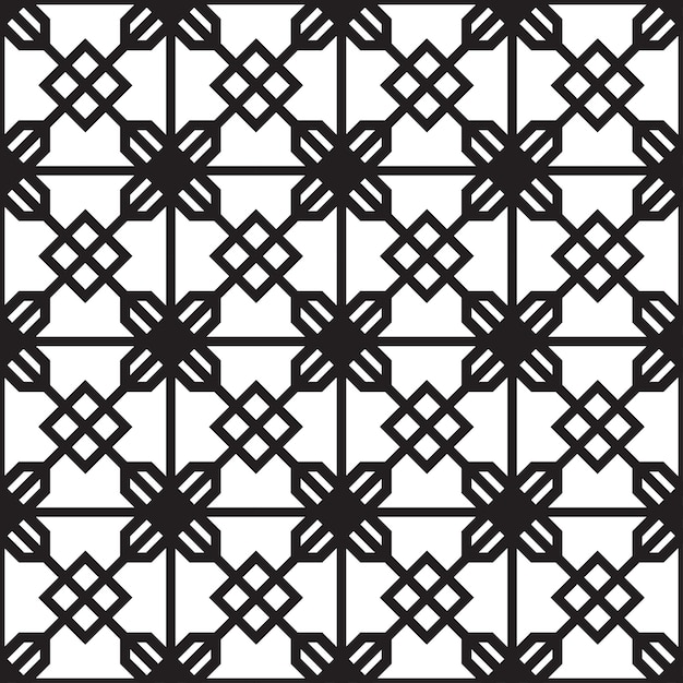Бесшовный решетчатый рисунок фона в арабском стиле Арабеск Хорошая идея для металлических решеток с лазерной резкой Векторная иллюстрация