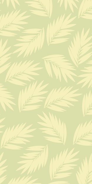 Seamless leaves pattern background