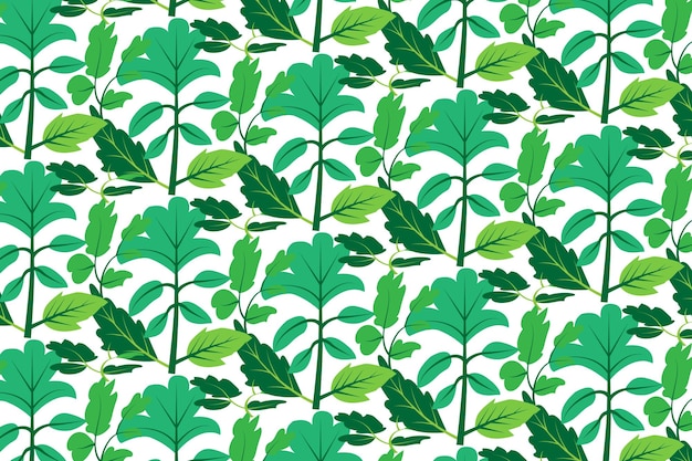 seamless Leaves pattern design