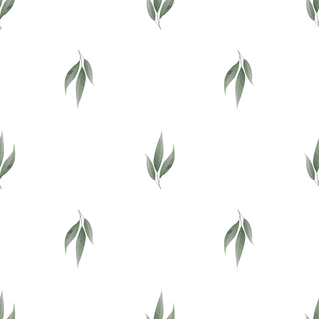 Seamless leaves pattern