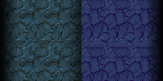 Seamless leaves print