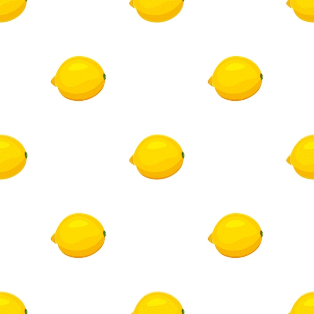 Seamless lemon fruit pattern illustration, yellow background lemon and slices of lemon pattern. summer background with yellow lemons. pattern of lemon. vector illustration. vector illustration