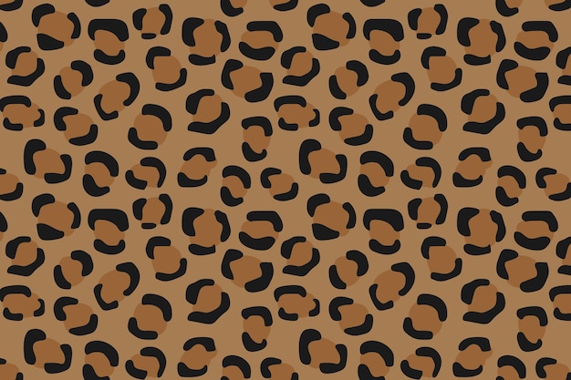 Seamless leopard print pattern