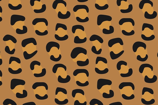 Seamless leopard print pattern