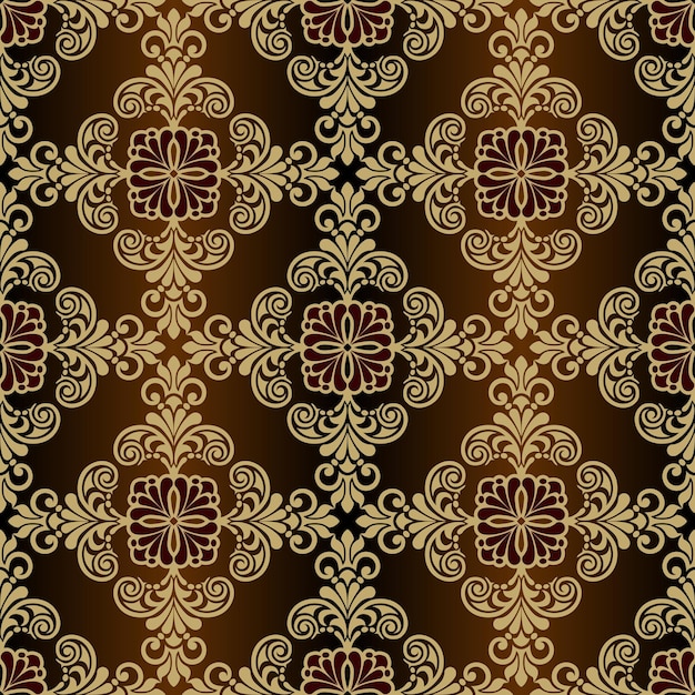 Vector seamless luxurious wallpaper