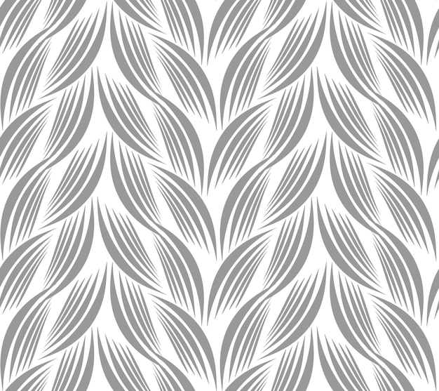 Vector a seamless luxury leaf pattern wallpaper