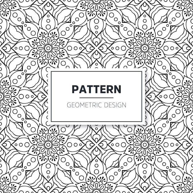 Seamless mandala pattern.