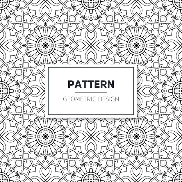 Seamless mandala pattern.