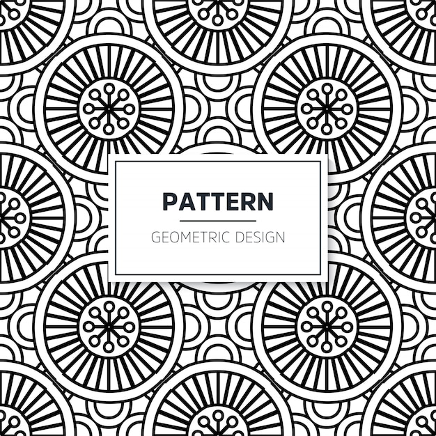 Seamless mandala pattern.