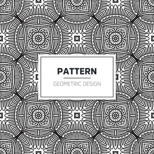 Seamless mandala pattern.