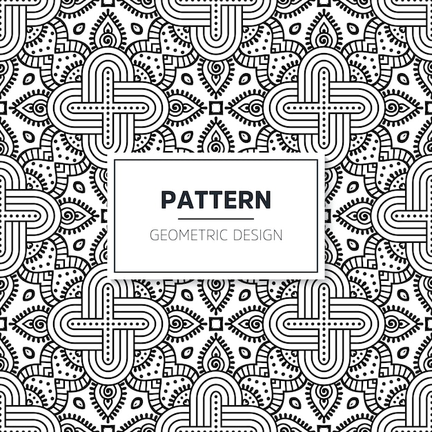 Seamless mandala pattern.