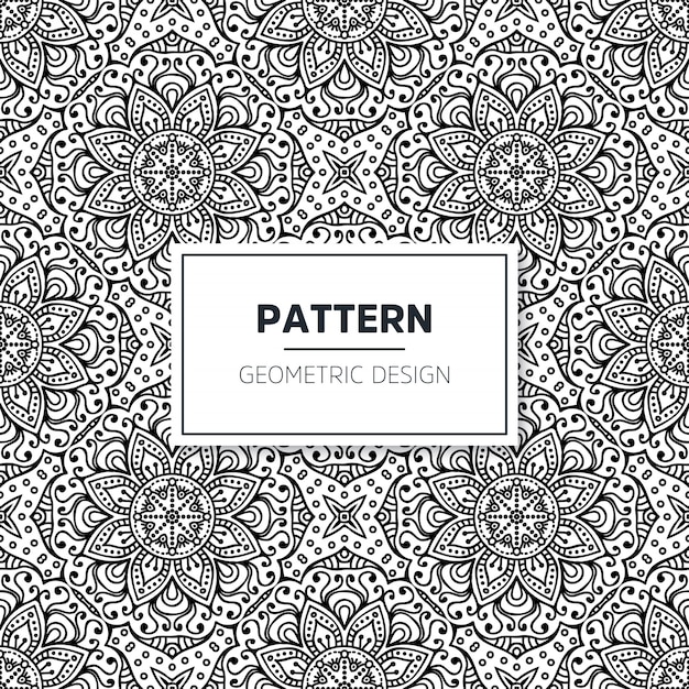 Seamless mandala pattern