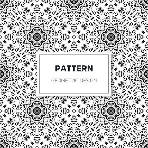 Seamless mandala pattern