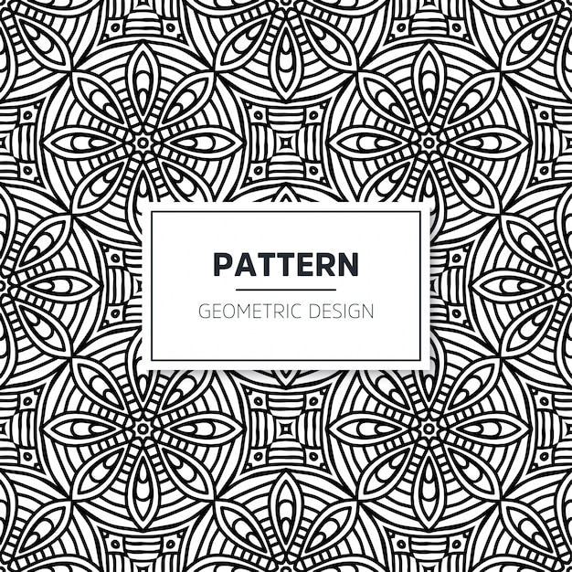 Seamless mandala pattern