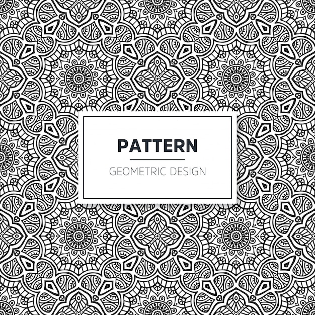 Seamless mandala pattern