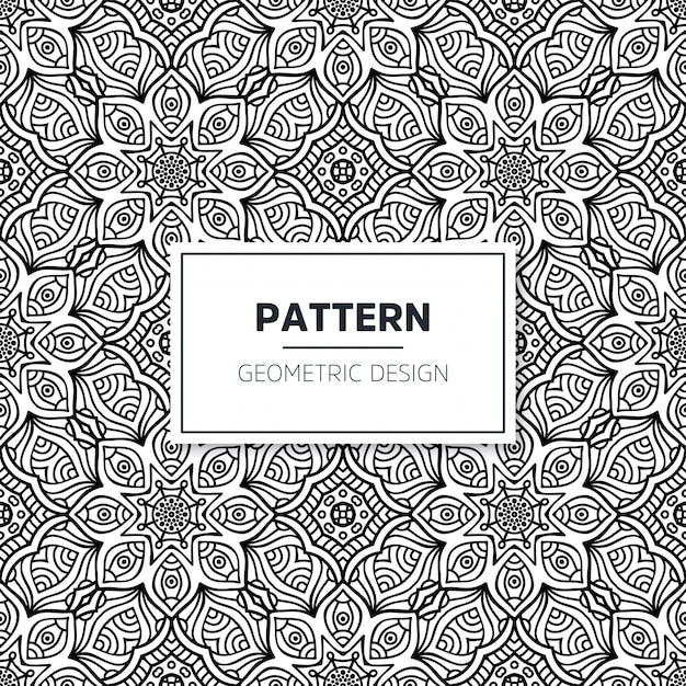 Seamless mandala pattern