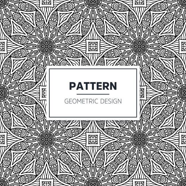 Seamless mandala pattern