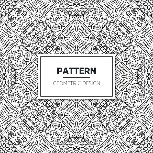 Seamless mandala pattern