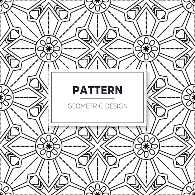 Seamless mandala pattern