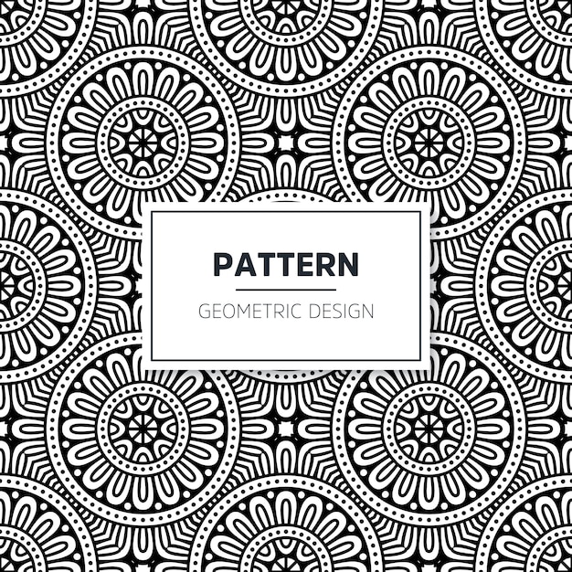 Seamless mandala pattern