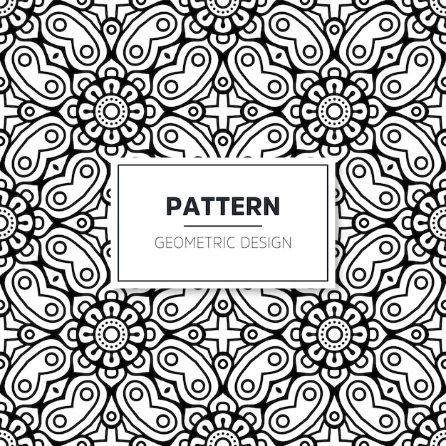 Seamless mandala pattern