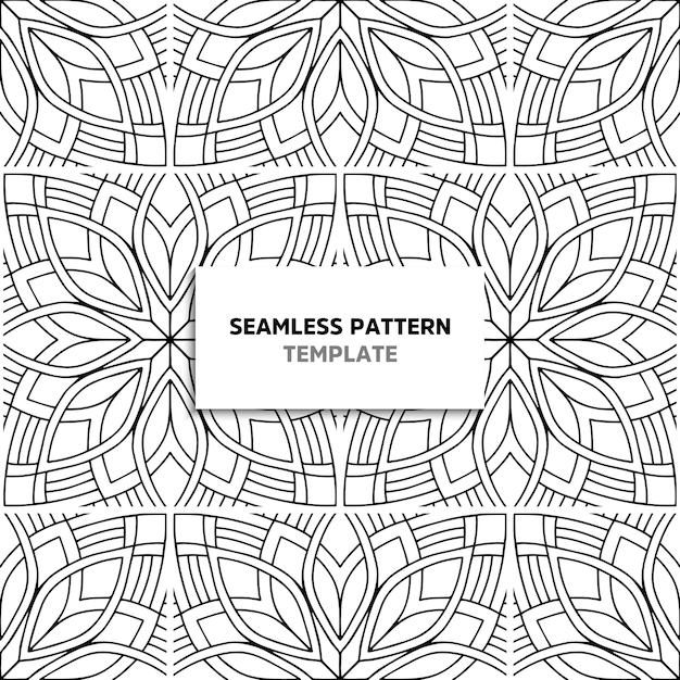 Seamless mandala pattern