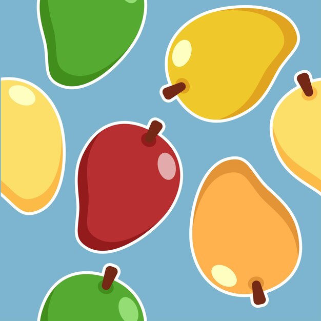 Seamless mango background