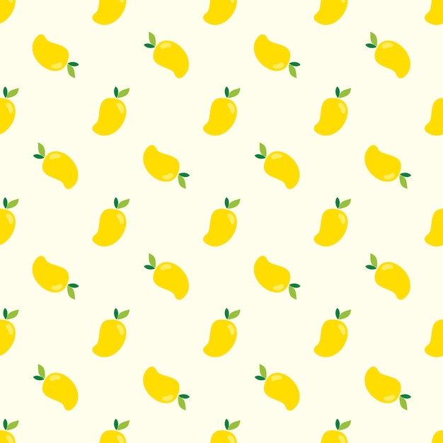 Seamless mango pattern